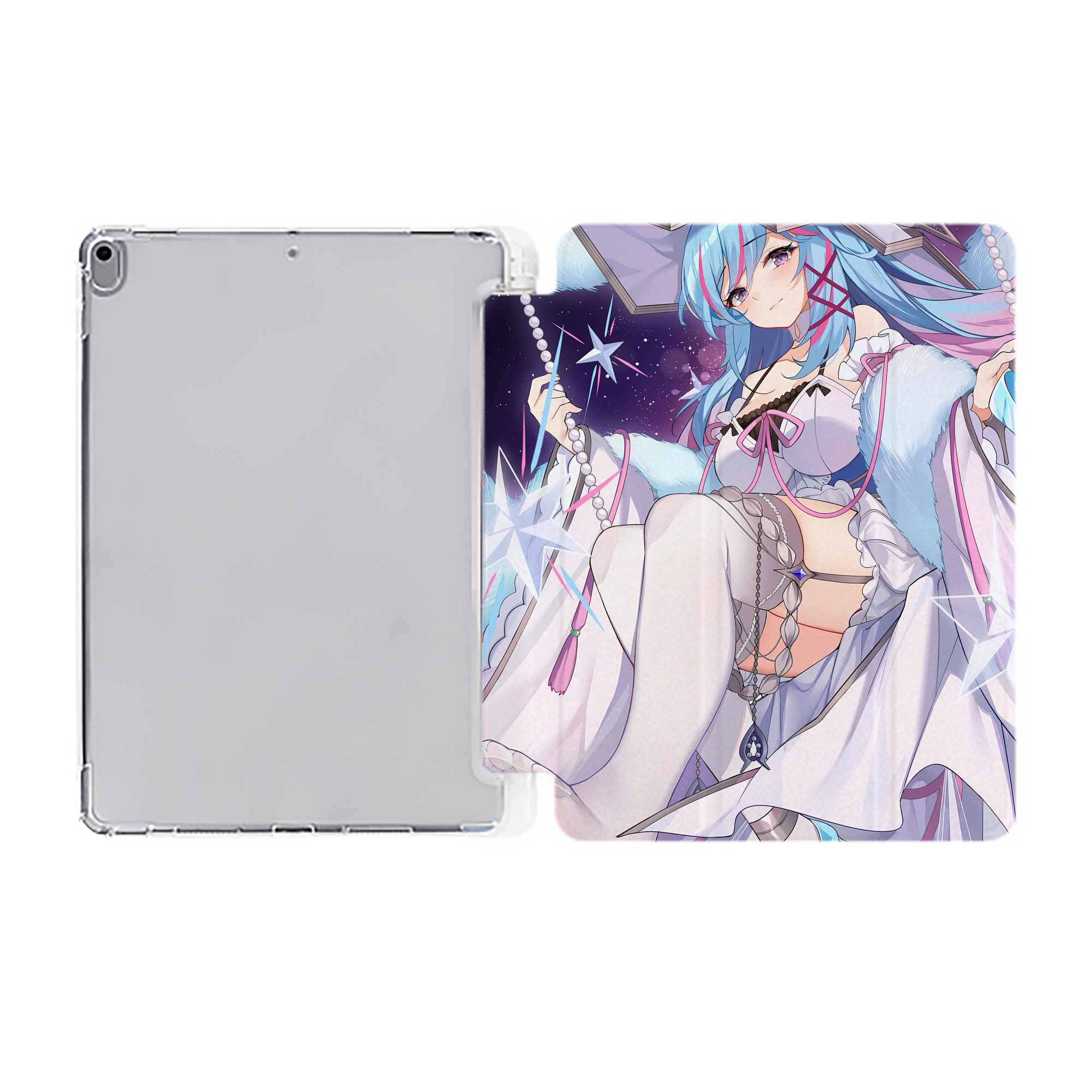 （画像用） 遊☆戯☆王 Yu-Gi-Oh! IPad ケース ペン収納付き 三つ折りスタンド PUレザー×シリコン 対応機種9.5/10.5/10.9インチ
